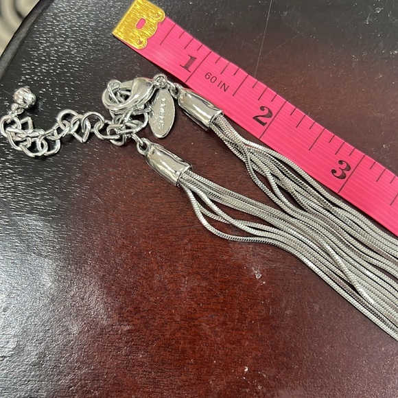 Chicos Silver Statement Necklace NWOT - Picture 2 of 5